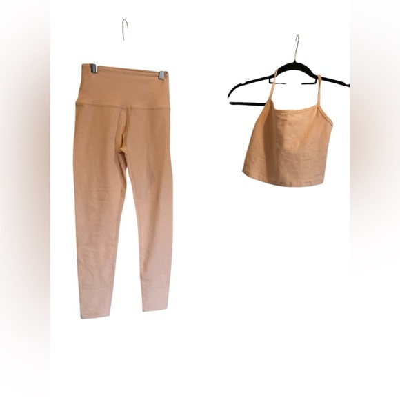 NWT Beyond Yoga leggings and tank set PINK Size S - Picture 2 of 7